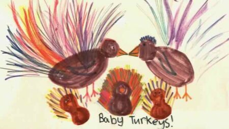 turkey art by Lindsey