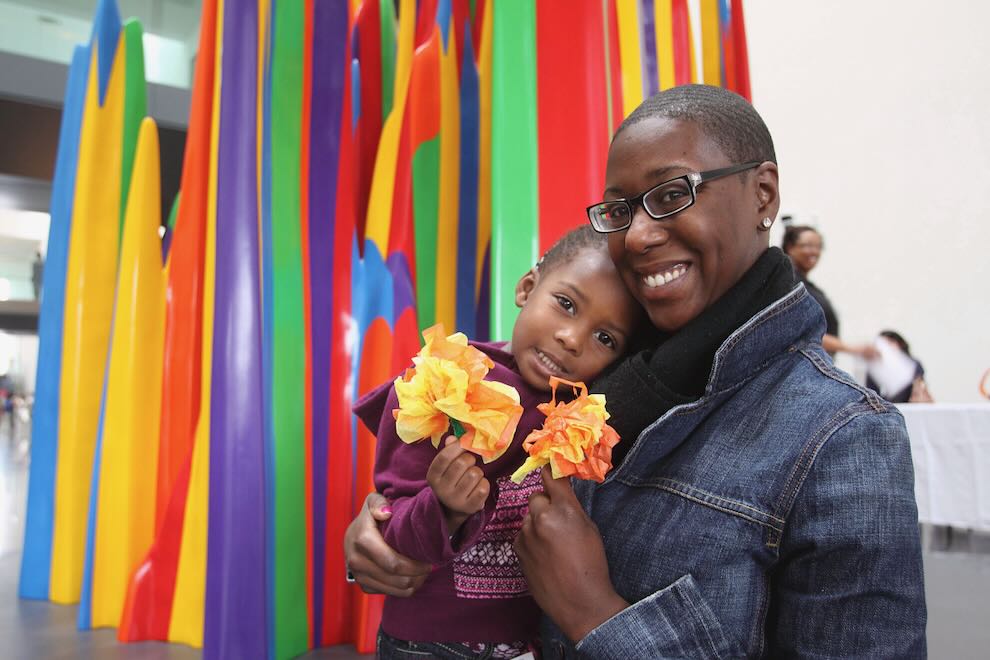 parent and child at VMFA