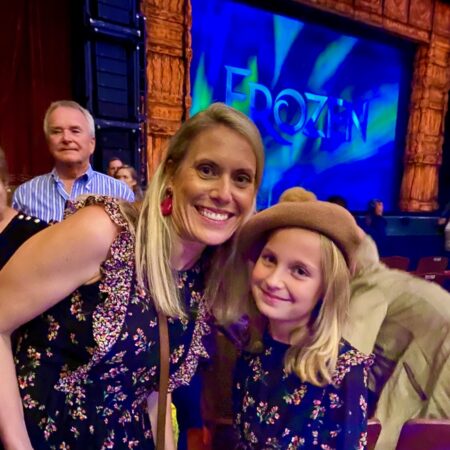 mom and daughter enjoying a show at Altria theater