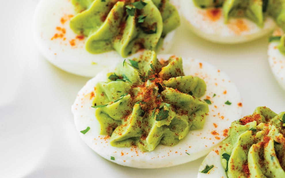 Avocado Deviled Eggs