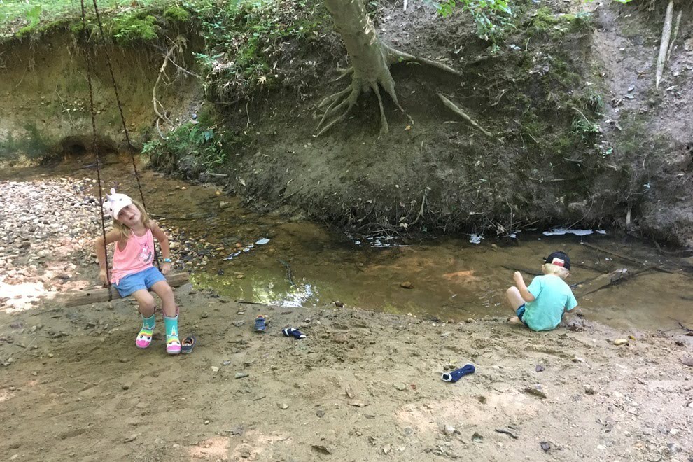Use creek play to connect with your children and nature. Find local creeks listed here!