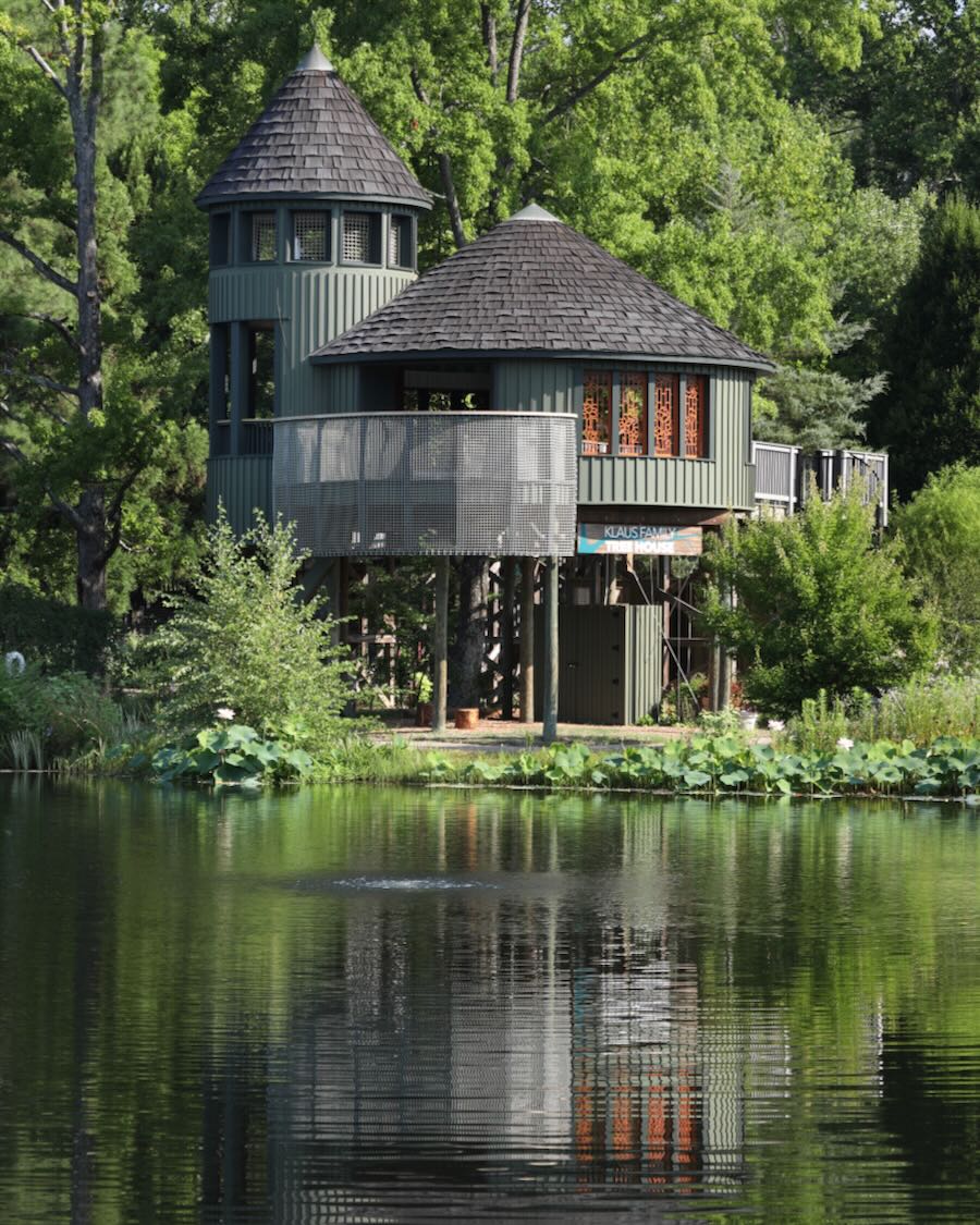 Lewis Ginter Botanical Garden, in the heart of Richmond treehouse