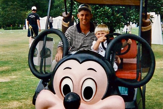 1996 golf w:dad at disney _IllumeFamilyReocovery