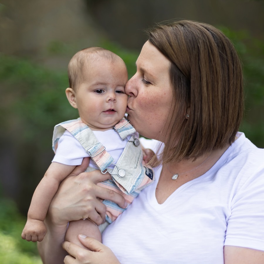 Megan Becker with Aidan