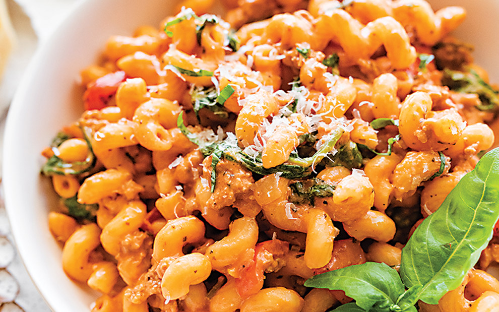 Creamy Ground Turkey Pasta