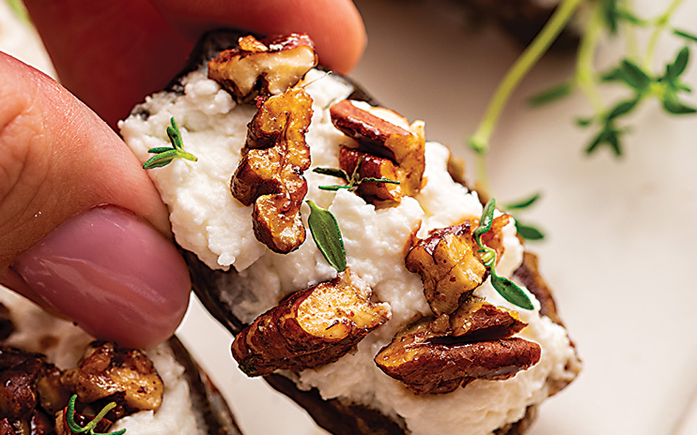 Goat Cheese-Stuffed Dates