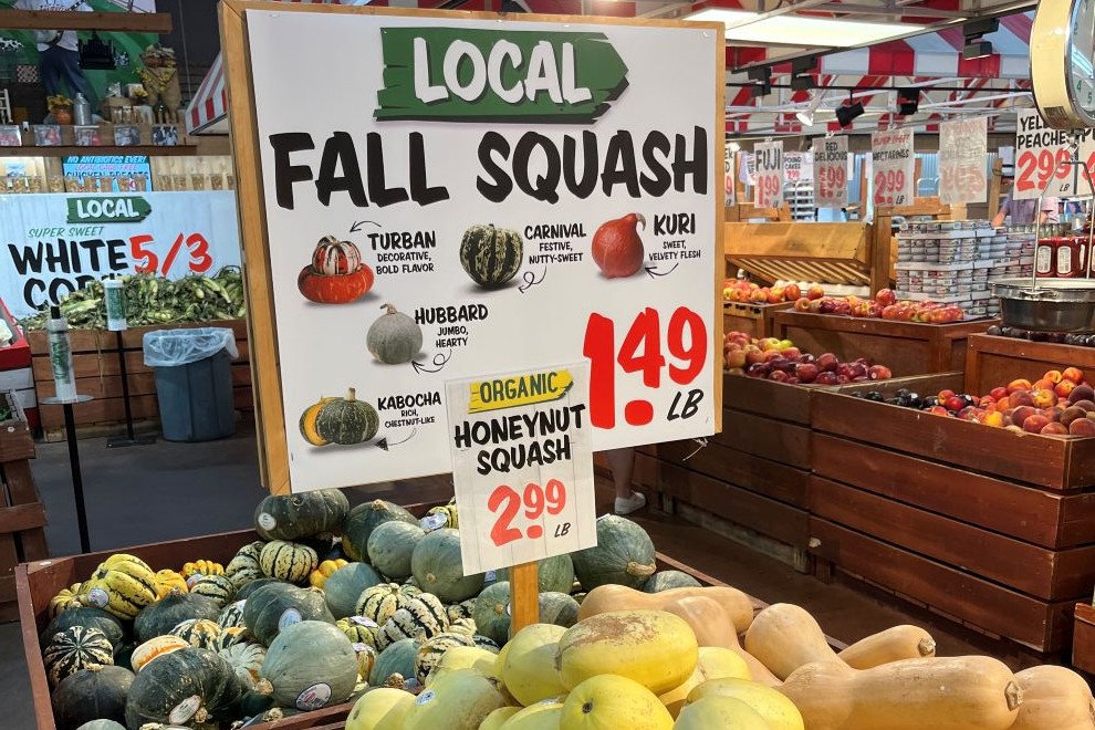 Fall Produce at Tom Leonard's