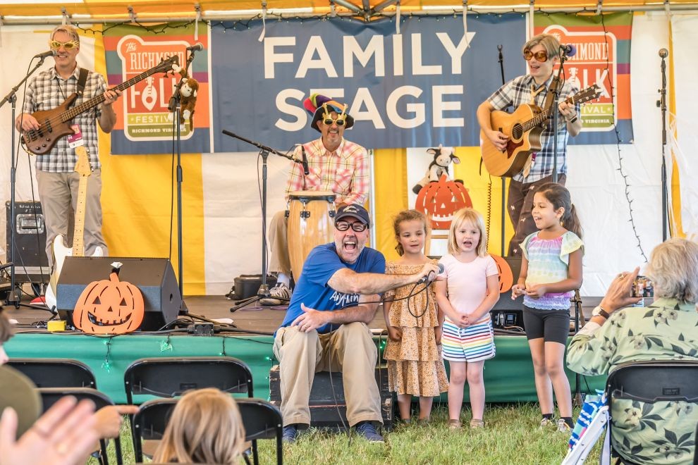 Family Stage at the Richmond Folk Festival
