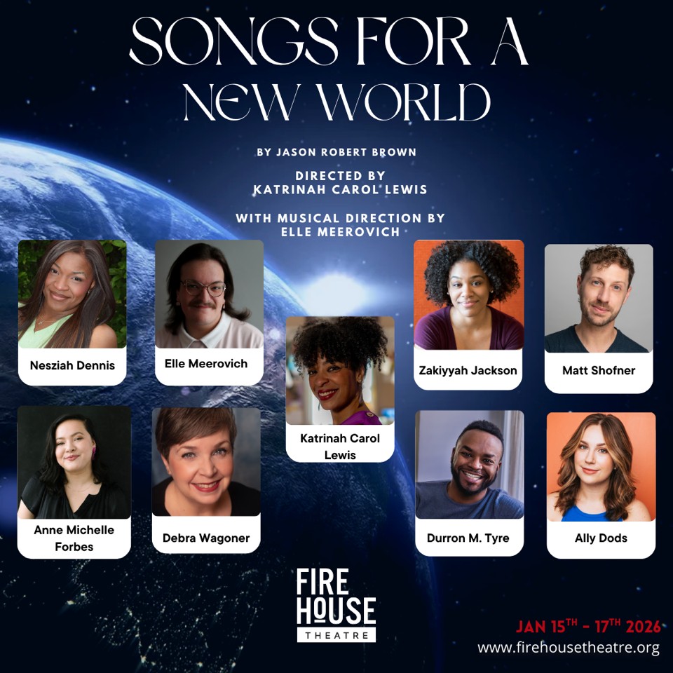 Firehouse Theatre's Songs for a New World, Jan. 15-17, 2026