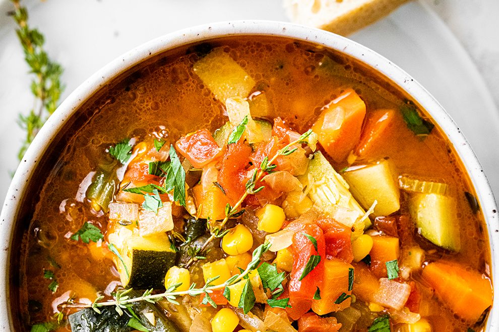 Brittany Mullins of Eating Bird Food - Vegetable Soup Recipe