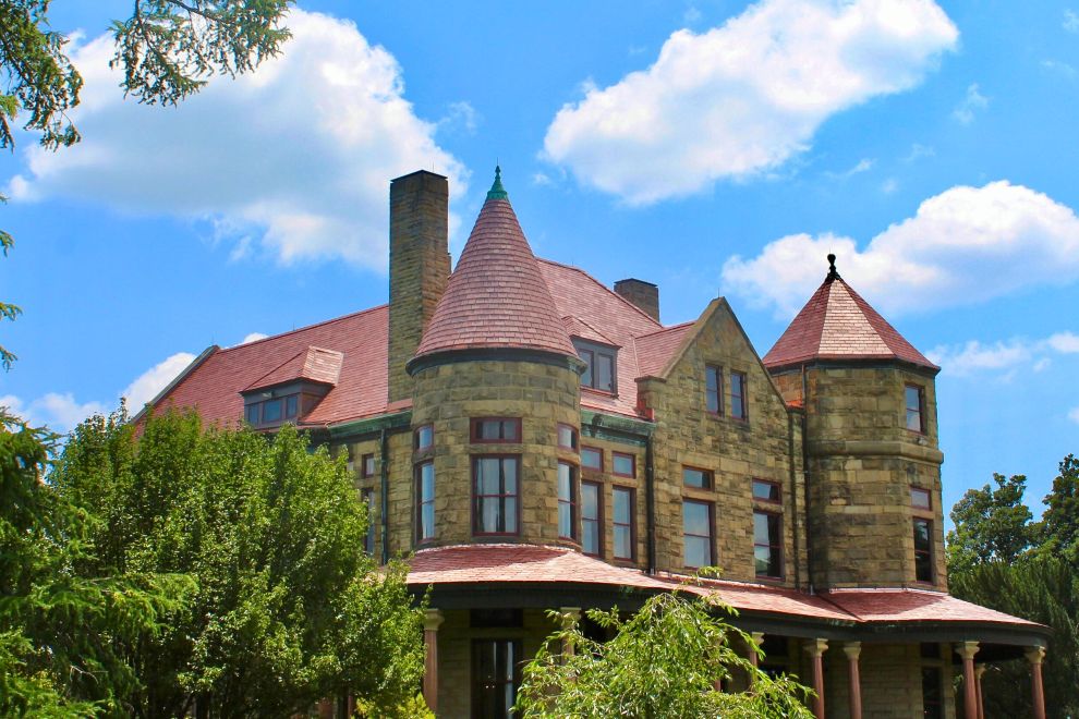 Maymont Mansion red slate roof 2025