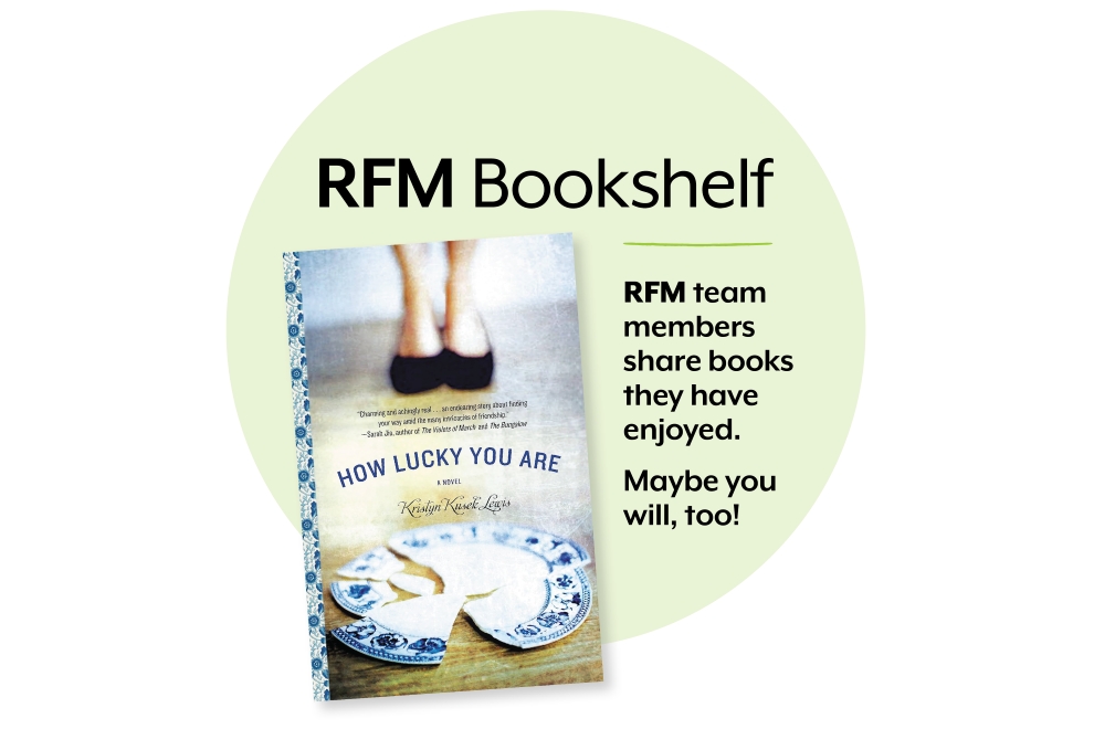 RFM Bookshelf as seen in March-April 2026 issue of Richmond Family Magazine, How Lucky are You by Kristyn Kusek Lewis