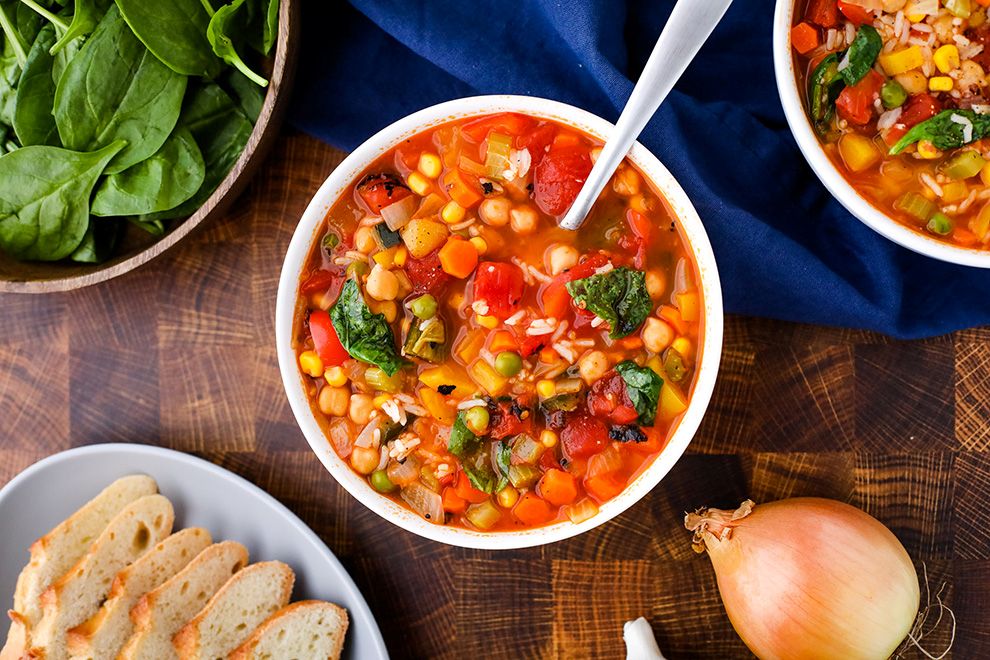 Brittany Mullins Eating Bird Food 10 Vegetable Soup recipe as seen in Richmond Family Magazine