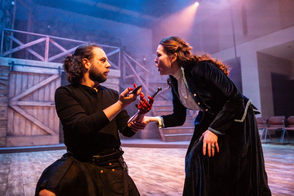 James Murphy as Macbeth and Marie Lucas as Lady Macbeth - Richmond Shakespeare