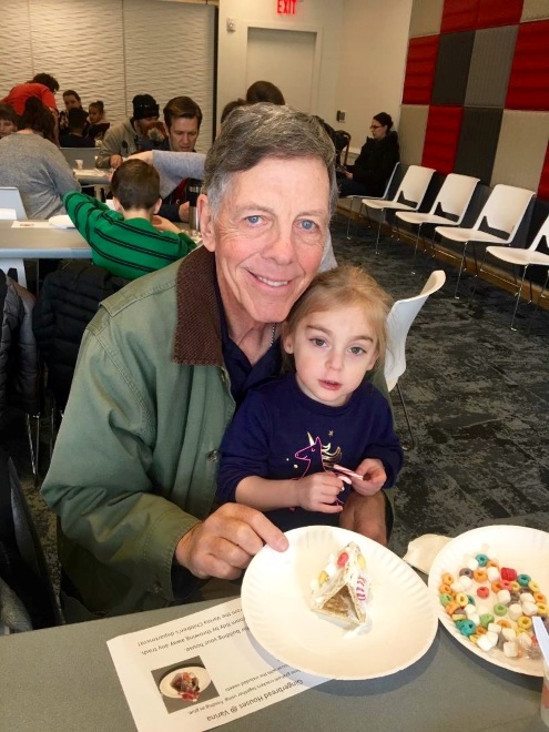 John Bryan and granddaughter - autism tips