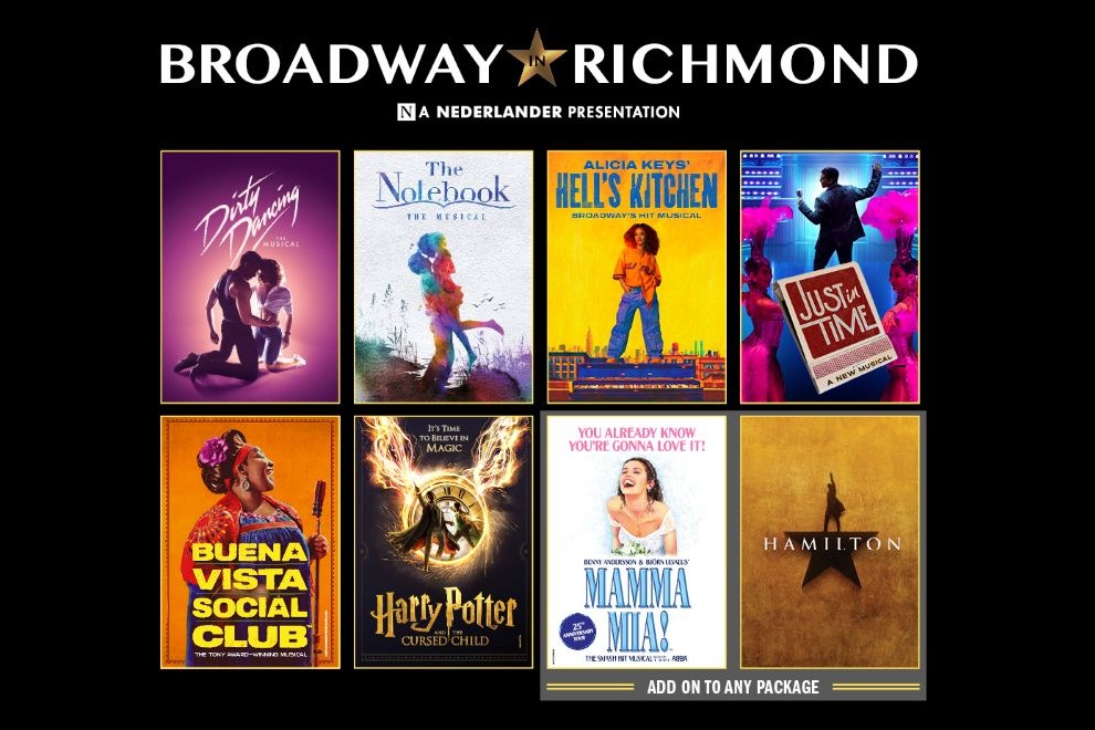 Broadway in Richmond 2026-2027 Season