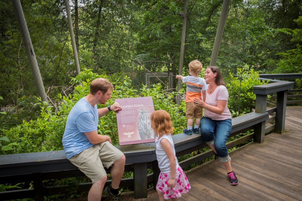 Family at Maymont Wildlife Trail