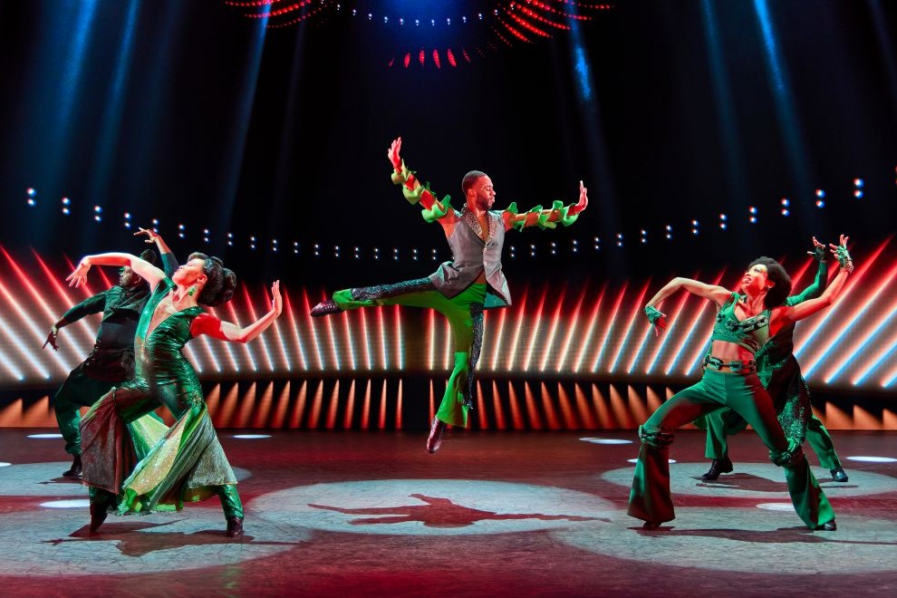 The ensemble of The Wiz in Emerald City in the North American Tour of THE WIZ - Photo by Jeremy Daniel