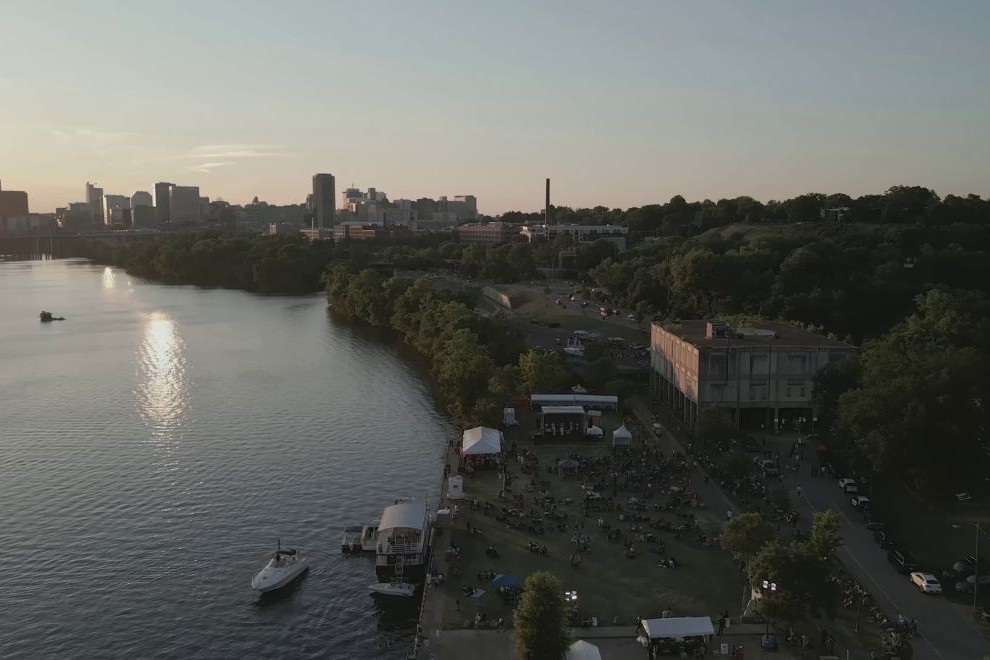Site of SailFest 2026 - Ariel View of Dock Street Park and Intermediate Terminal