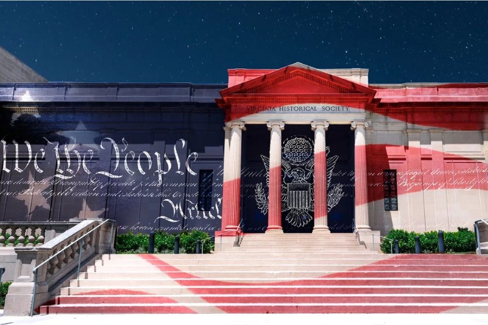 IllumiNATION to Light Up the Block-Long, Nearly 250-Foot-Wide Virginia Museum of History & Culture for Four Nights Virginia Museum of History and Culture IllumiNATION Render
