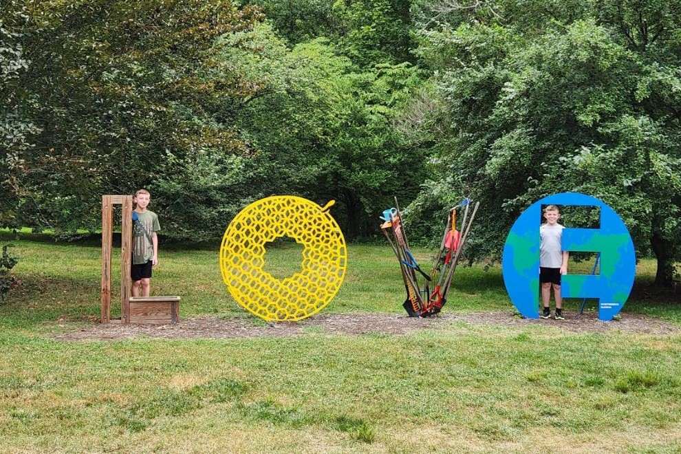 The LOVE sign at Lewis Ginter Botanical Garden