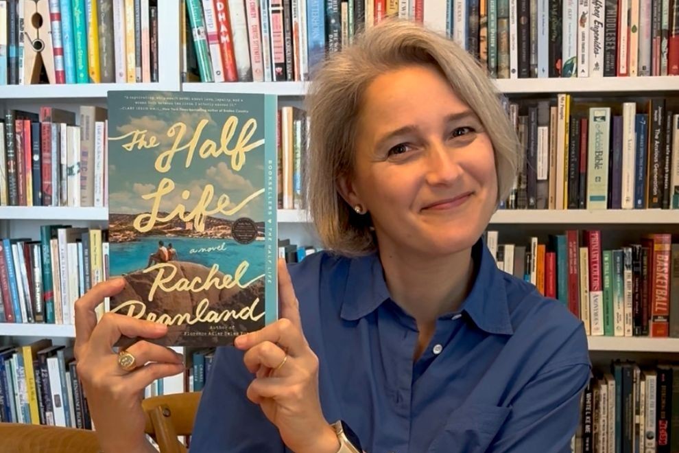Review: Rachel Beanland’s The Half Life Explores Love, Conscience, and the Cost of Loyalty Rachel Beanland with her book, "The Half Life"