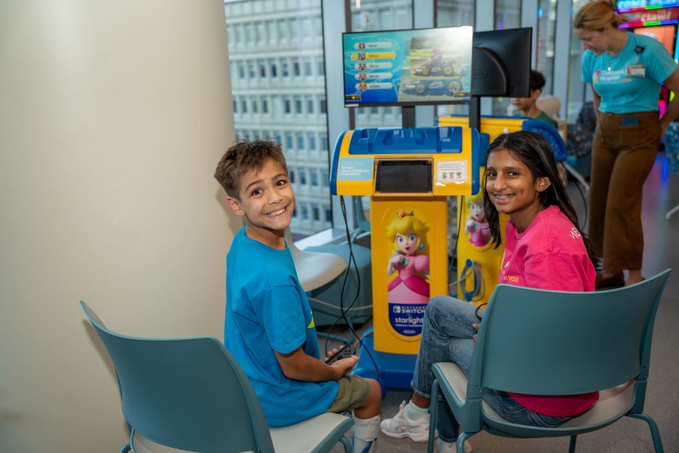 Gaming with Reya and Jonah Children's Hospital Foundation