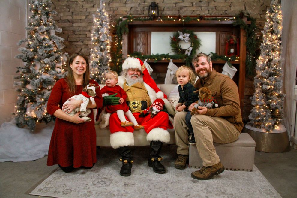 Pactamere Farm Santa and Baby Goats