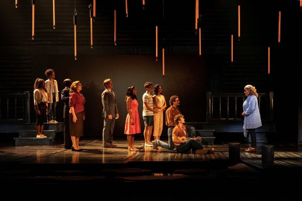 Angela Birchett (Older Allie) and The Notebook North American Tour Company Photo by Teresa Castracane