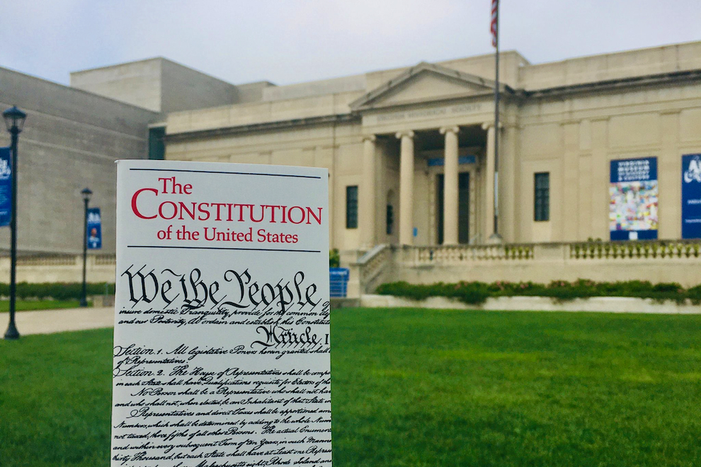 Constitution of the United States outside VMHC