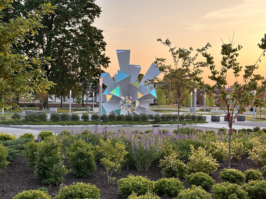 The Green at Science Museum of Virginia featuring new public art