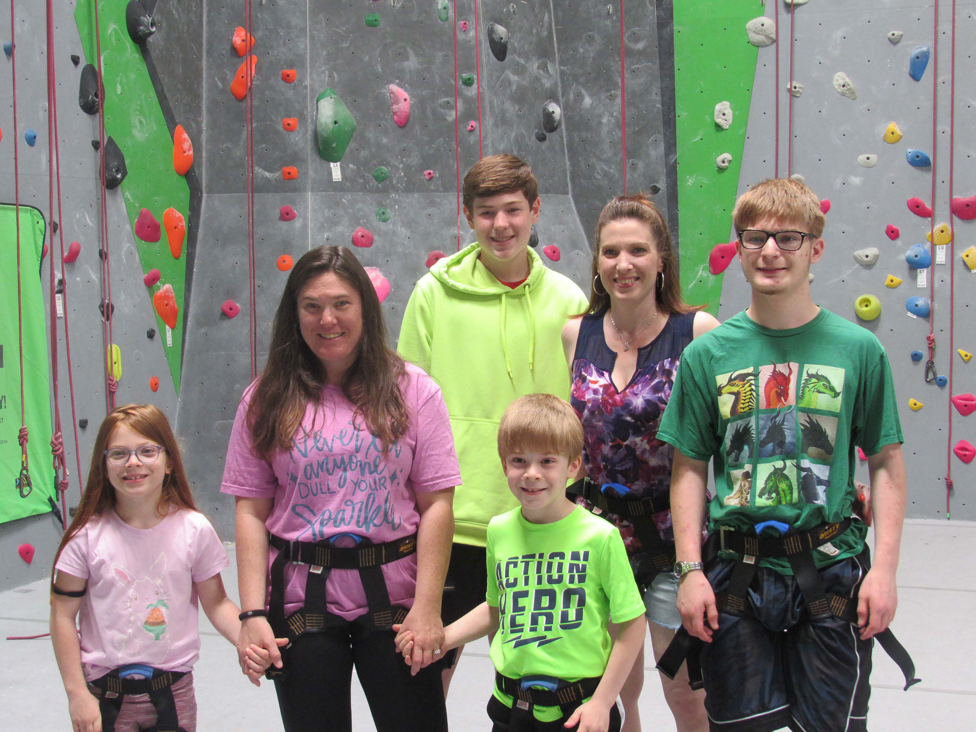 Homeschool Climbing Visit – Triangle Rock Club
