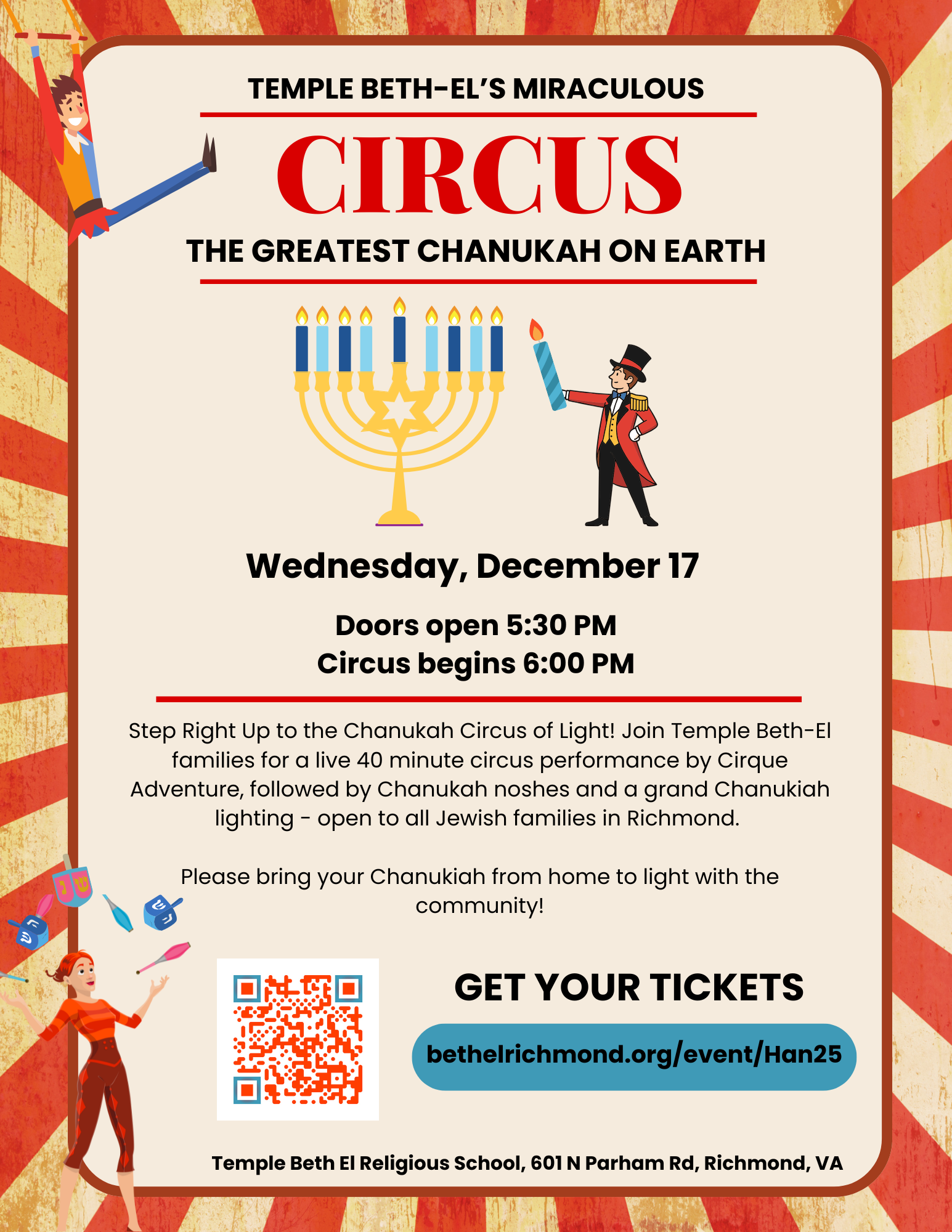Chanukah Circus and Celebration
