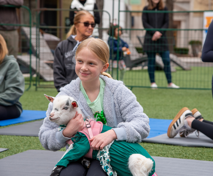 Shamrockin’ at Stony Point with Leprechaun Goat Yoga