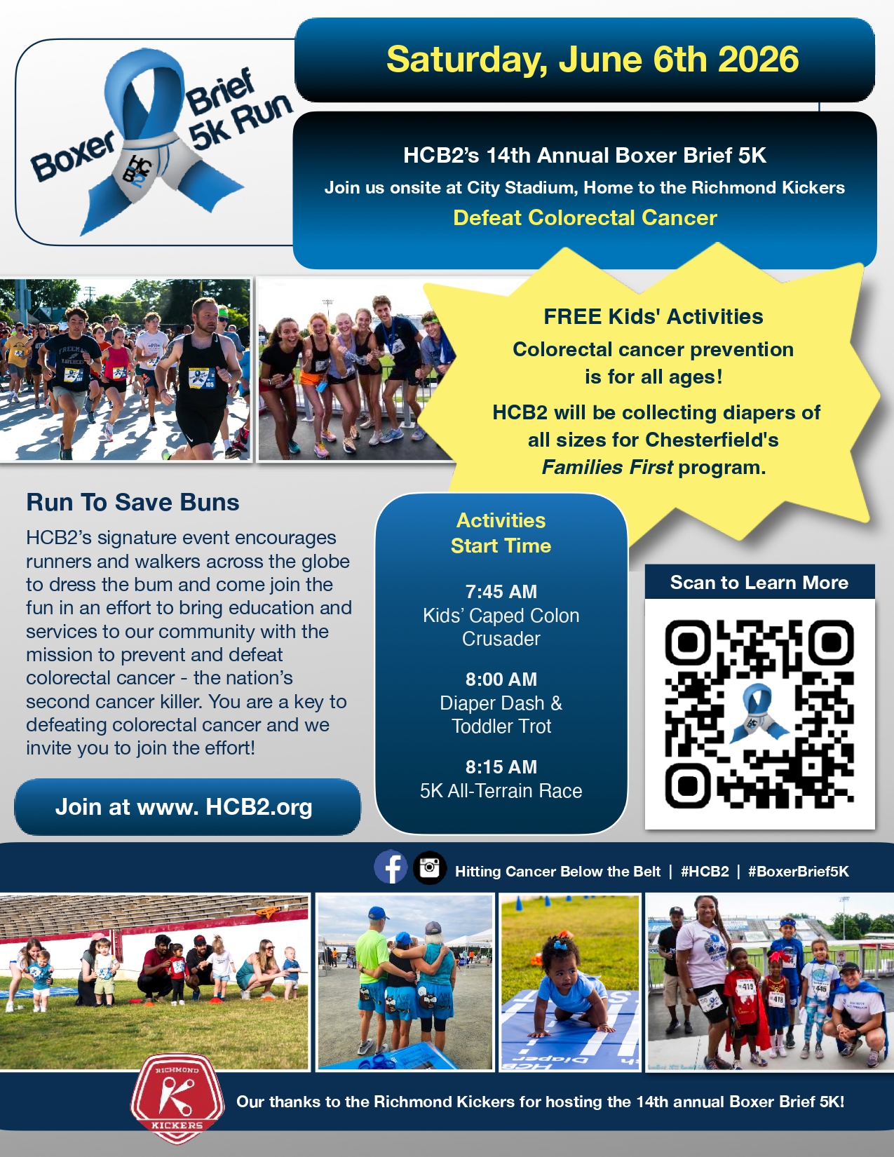 14th Annual Hitting Cancer Below the Belt Boxer Brief 5K