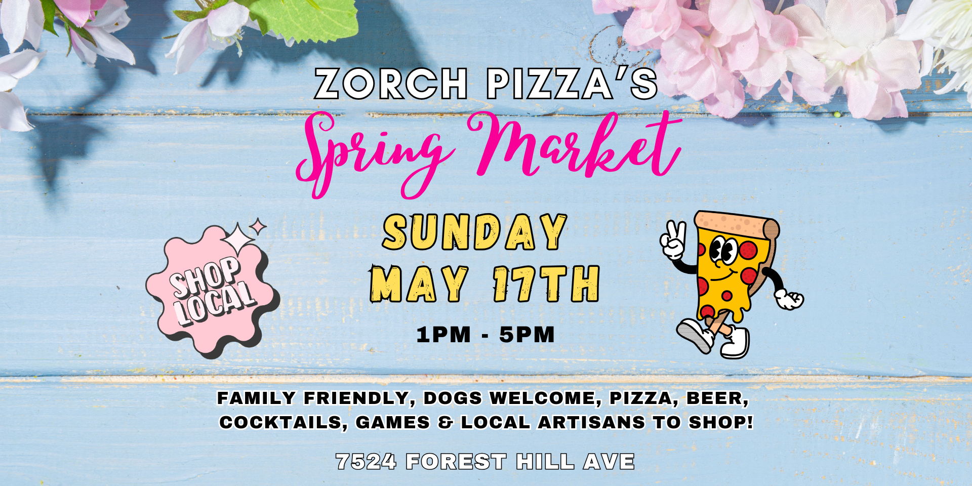Spring Artisan Market at Zorch Pizza