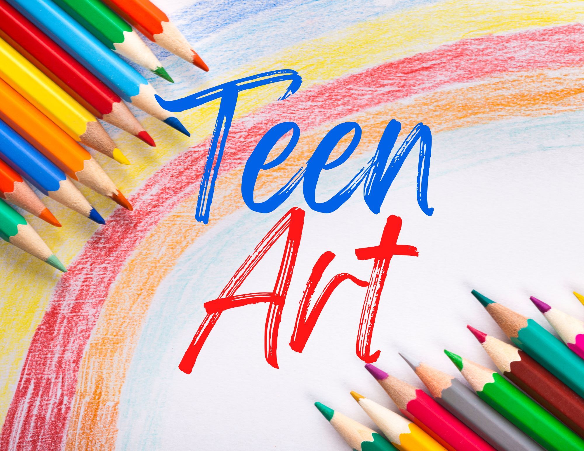 Teen Art: Eraser Print Cards