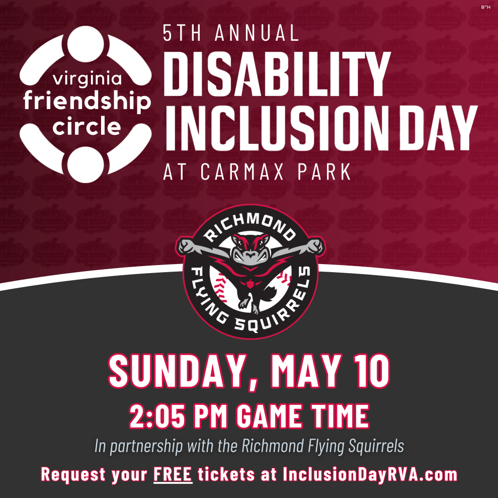Friendship Circle of Virginia’s 5th Annual Disability Inclusion Day at Carmax Park