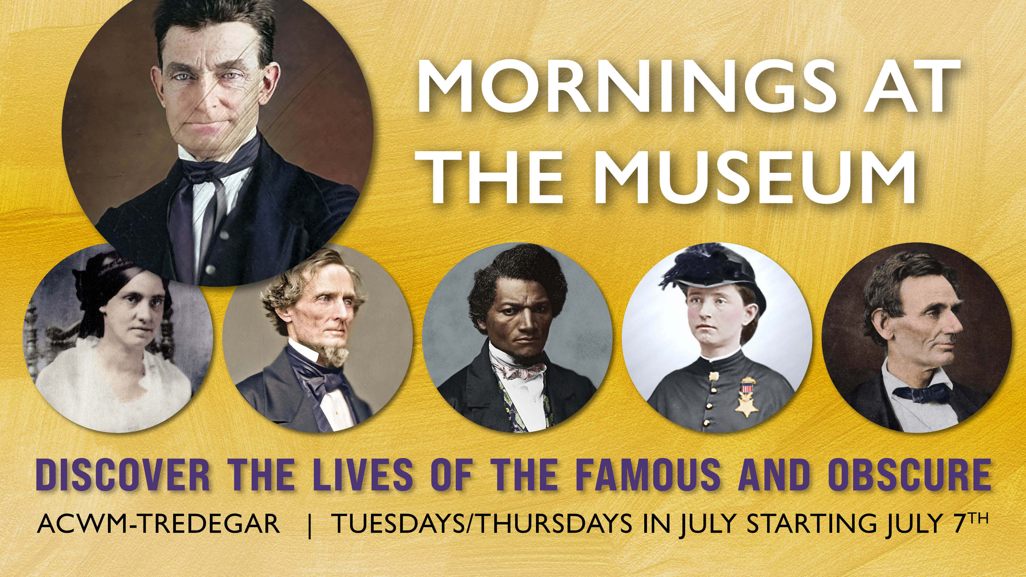 Mornings at the Museum: Faces of the Civil War