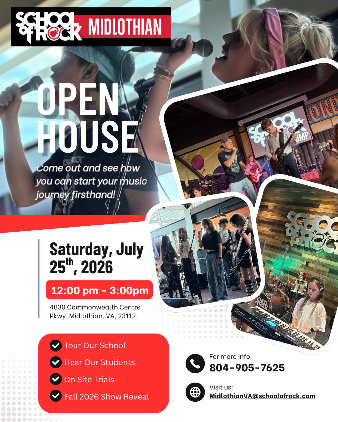 School of Rock Midlothian Open House