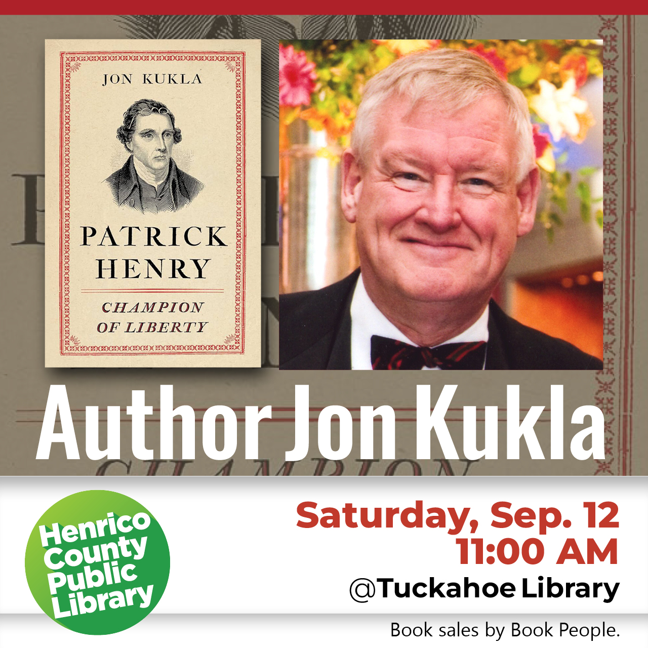 Jon Kukla at Tuckahoe Library