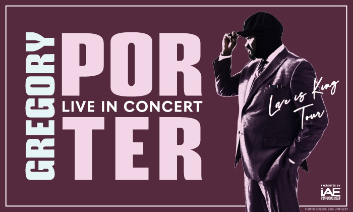 LOVE IS KING Tour – Evening with Gregory Porter