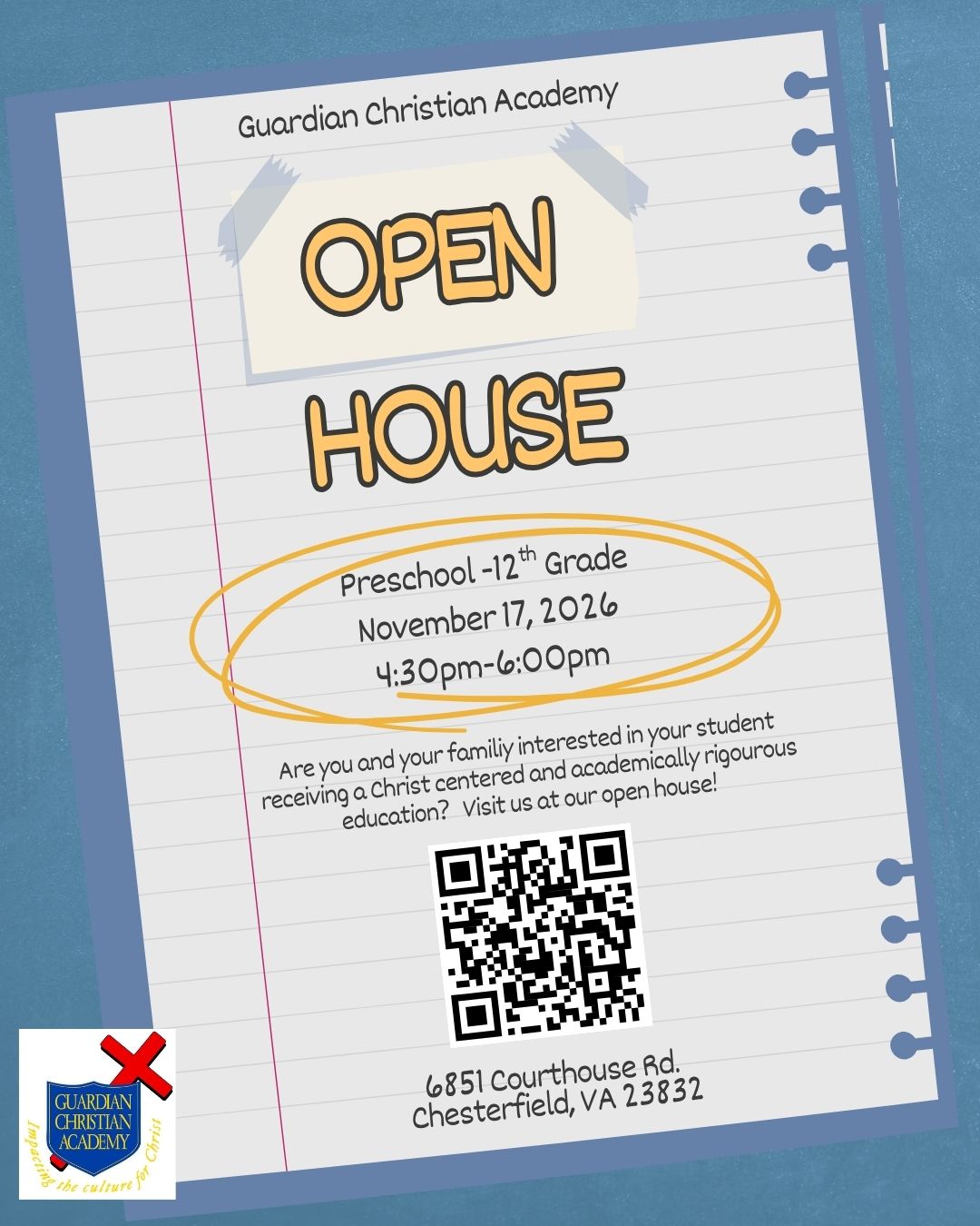 Guardian Christian Academy Open House