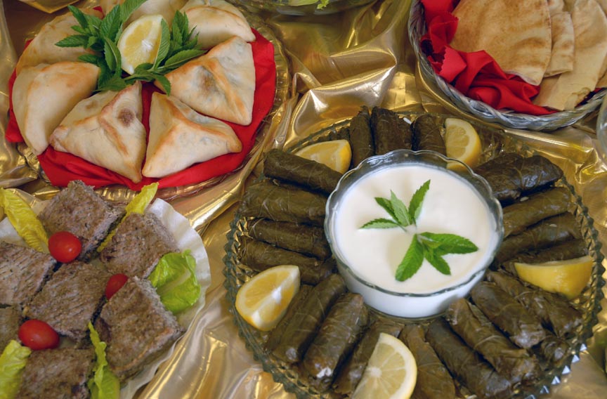 Lebanese Food Festival foods