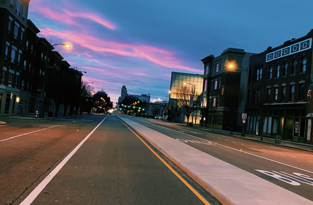 Broad Street at sunrise
