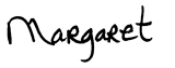 Margaret signature