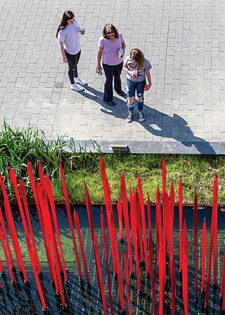 Virginia Museum of Fine Arts VMFA Dale Chihuly Red Reeds