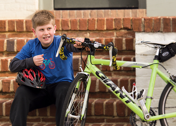 Mitchell Marcus, 13, rode his bike 500-plus miles last year to raise money for Bike Walk RVA, a group that advocates for safe biking in Richmond for all ages and abilities.