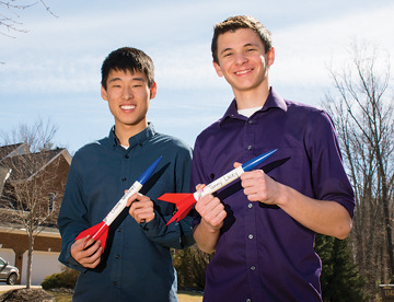 Dylan Whitesel and Sanzio Angeli raised more than $20,000 for cancer research and set a world record in the process – with a simultaneous launch of 3,973 rockets.