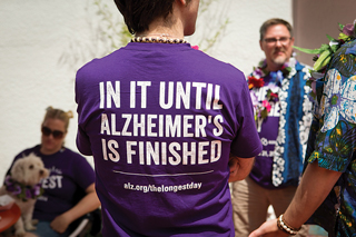 The longest day - Alzheimer's ally t-shirt